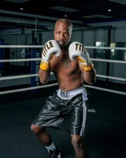 TITLE Boxing Edge Boxing Trunks 2.0 -Title Boxing Store tbtc2 bk wh 2 1 1