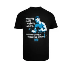 TITLE Boxing Legacy Jack Dempsey 'Nobody Owes' Black Graphic Tee - Premium Cotton Slim Fit Shirt -Title Boxing Store tlgcy173 bk 2