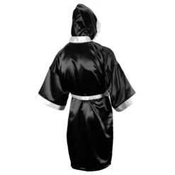 TITLE Boxing Full Length Robe 26 TITLE Boxing Full Length Robe -Title Boxing Store tsrfl bk wh 3