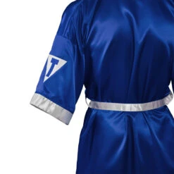 TITLE Boxing Pro Full Length Boxing Robe -Title Boxing Store tsrfl2 bl wh 06