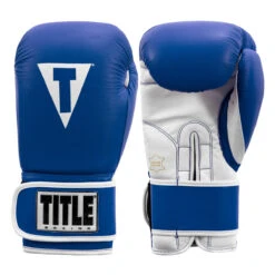 TITLE Boxing Pro Style Leather Training Boxing Gloves 3.0