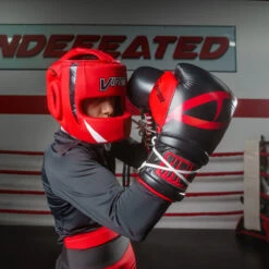 Viper By TITLE Boxing Full Face Headgear -Title Boxing Store vffhg rd bk 1 1
