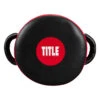 TITLE Boxing Black Wrap-Around Stationary Punch Shield – Dual-Use Synthetic Leather Training Target