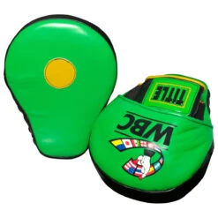 WBC By TITLE Boxing Focus Mitts 12 WBC By TITLE Boxing Focus Mitts -Title Boxing Store wbcpm gn bk 4