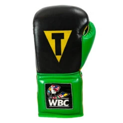 WBC By TITLE Boxing Sparring Gloves 19 WBC By TITLE Boxing Sparring Gloves -Title Boxing Store wbcsg bk gn 03
