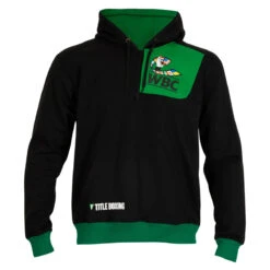 WBC By TITLE Boxing Quarter Zip Hooded Sweatshirt