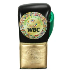WBC By TITLE Boxing Green Belt Sparring Gloves -Title Boxing Store wgbsg bk gd gn 3 1