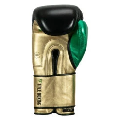 WBC By TITLE Boxing Green Belt Training Gloves 1.0 -Title Boxing Store wgbtg bk gd gn 4 1
