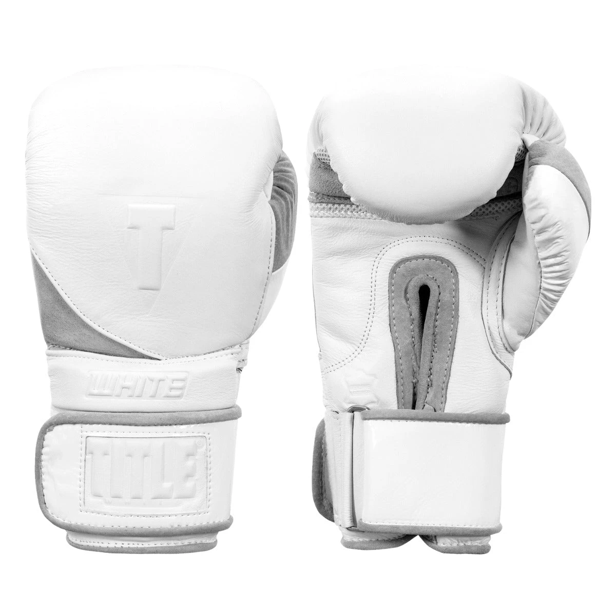 TITLE White Boxing Bag Gloves 2.0 1 TITLE White Boxing Bag Gloves 2.0