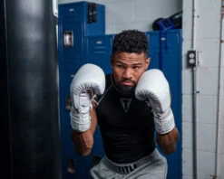 TITLE White Boxing Lace Sparring Gloves 2.0 -Title Boxing Store whsg2 wh 2