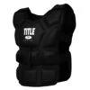 TITLE Boxing “Big Flex” 22 Lbs Weighted Training Vest – Black Rugged Engineered Leather Conditioning Gear
