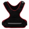 TITLE Boxing Extra Weighted Training Vest – Black with Reflective Safety Strips & Adjustable Weights