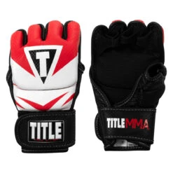 TITLE MMA Command Training Gloves -Title Boxing Store xmctg rd wh 001 1