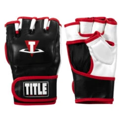 TITLE MMA Conflict Training Gloves -Title Boxing Store xmtg bk wh rd 001 4f3f585c ac9c 4eb8 a074 de7fc496d493
