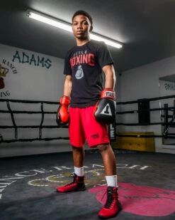 TITLE Boxing Pro Style Heavy Bag Gloves -Title Boxing Store xtsg bk rd 2