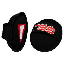 TITLE Boxing Gel Palm Pads – Compact Neoprene Coaching Mitts with Gel Core Foam -Title Boxing Store yglpp bk rd 2