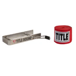 TITLE Boxing Portable Zip Hand Wrap Roller – Heavy-Duty Stainless Steel Compact Tool -Title Boxing Store zhwr sv 04